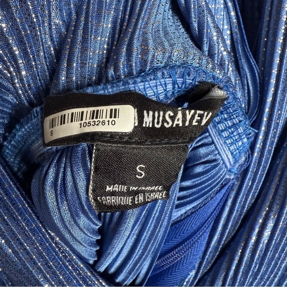 Sabina Musayev Blue Layered Mini Alma Dress - Small - Picture 4 of 9